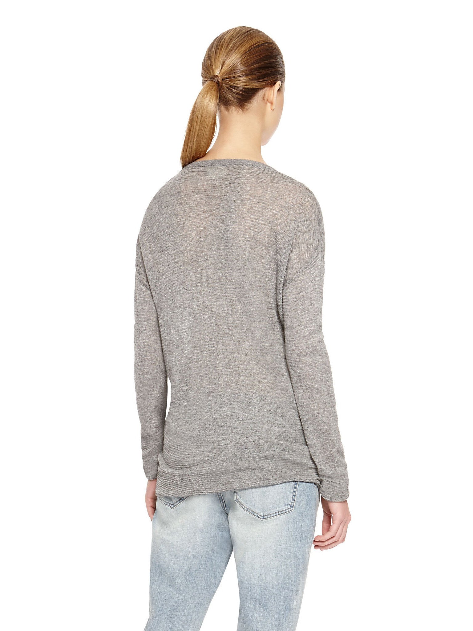 Image 2 of - DKNYPURE V-NECK PULLOVER